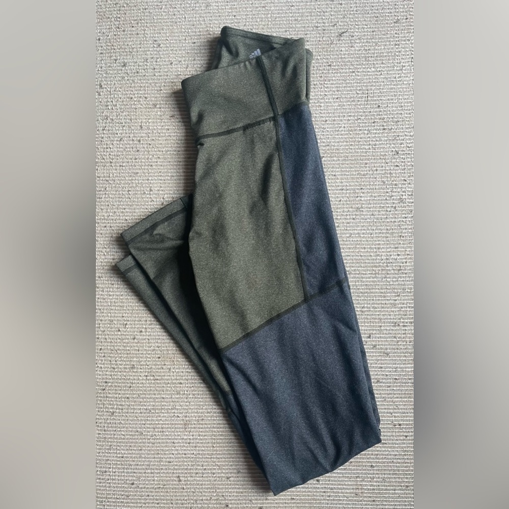Adidas Colour Block Olive and Grey